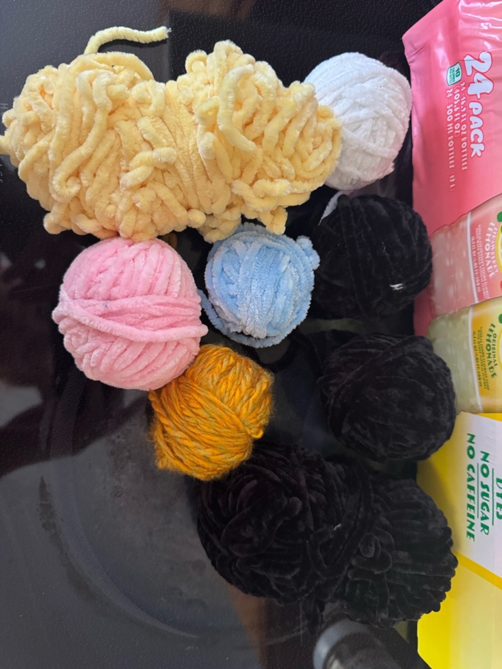 Assorted Plush Yarn lot